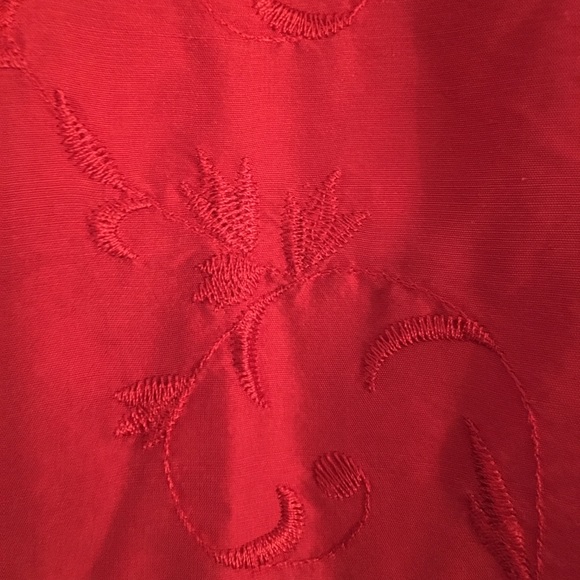 Button Down Silk Blouse Top. Size 1x. Anne Carson - Picture 5 of 5